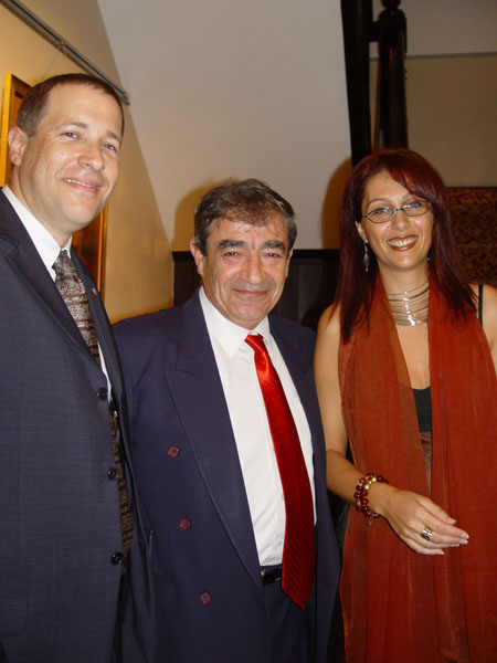 Einat Maor with the Israeli  Ambassador to China
