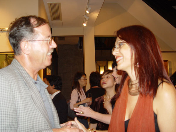 Einat Maor with the German Consul General