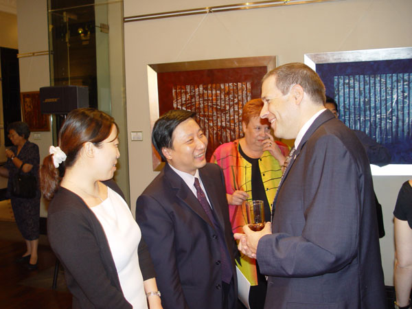 Mr. and Mrs. Collin Fu of Shanghai Foreign Affairs