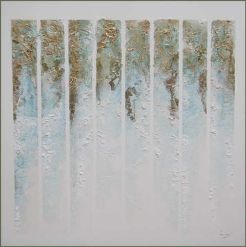 Colors in White b 2010 (80 X 80) - Private Collection